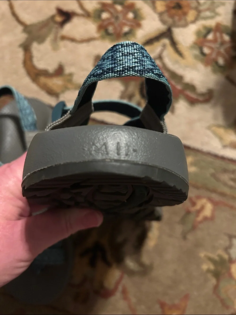 Chaco Men’s Size 11 Sport Hiking Sandals teal/blue gray Vibram - Picture 8 of 8